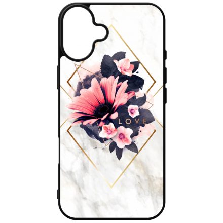 Marble Love marvany mintas viragos iPhone 16 Plus tok