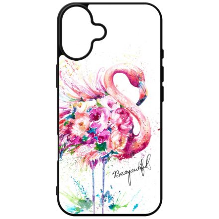 Álomszép Flamingo tropical summer nyári iPhone 16 Plus tok