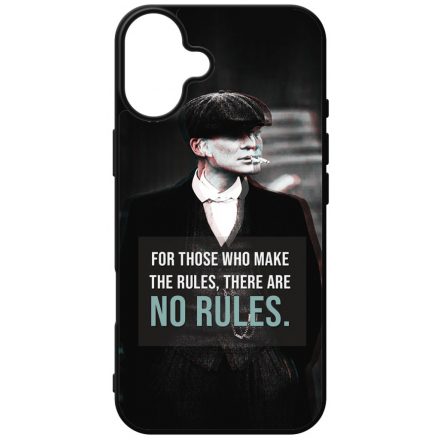 Tommy Shelby No rules idezet peaky blinders iPhone 16 Plus tok