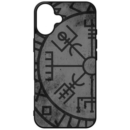 Grunge Vikings Symbol iPhone 16 Plus tok