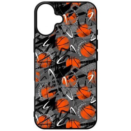 Grunge Basketball Kosarlabda mintas iPhone 16 Plus tok