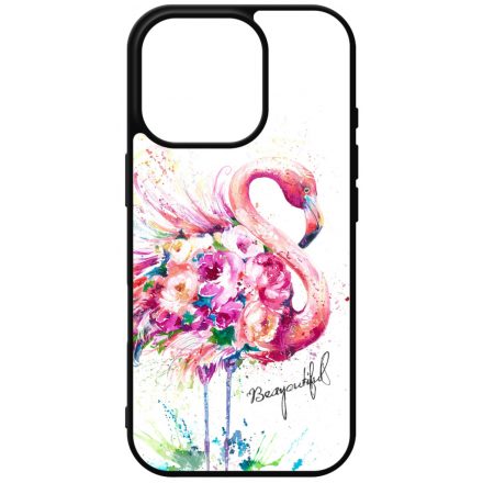 Álomszép Flamingo tropical summer nyári iPhone 16 Pro tok