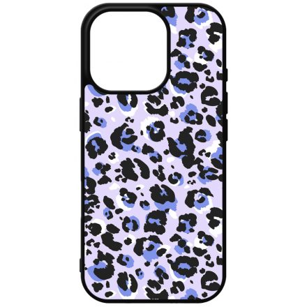 Purple Leopard Wild Beauty Csajos Allat mintas iPhone 16 Pro tok