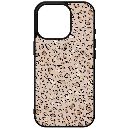 Rose Gold Leopard Wild Beauty Csajos iPhone 16 Pro tok