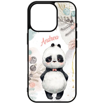 Édes kis Panda - Téli mintás iPhone 16 Pro tok