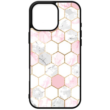 Geometric Rose Gold marvanyos marvany mintas iPhone 16 Pro Max tok