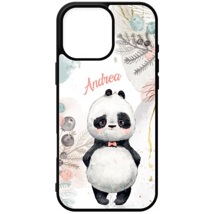 Édes kis Panda - Téli mintás iPhone 16 Pro Max tok