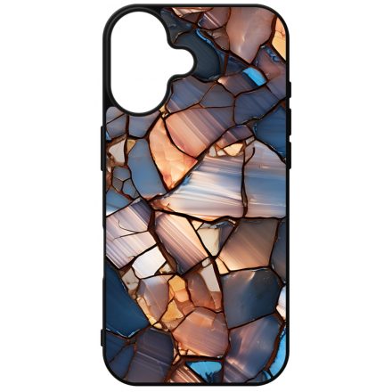 Elegáns kék mozaik Art iPhone tok