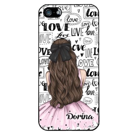 Kérd a Neveddel - LOVE Girl szerelem valentin napi iPhone 5/5s/Se (2016) tok