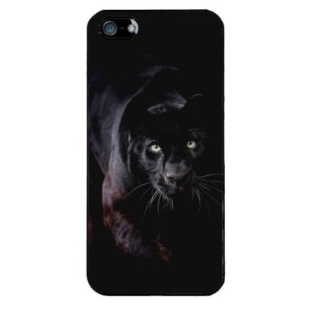 Black Panther Fekete Parduc Wild Beauty Animal Fashion Csajos Allat mintas iPhone 5/5s/Se (2016) tok