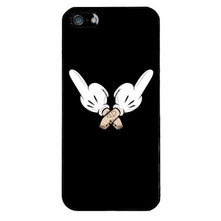 Anti social Mickey Antisocial Antiszocialis Meno Trendi iPhone 5/5s/Se (2016) tok