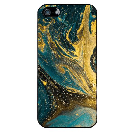 Golden Blue marvanyos marvany mintas iPhone 5/5s/Se (2016) tok