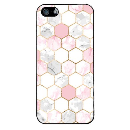 Geometric Rose Gold marvanyos marvany mintas iPhone 5/5s/Se (2016) tok