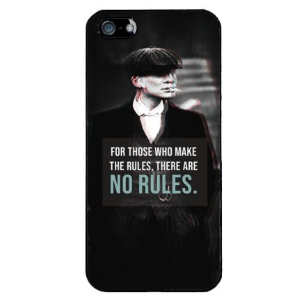 Tommy Shelby No rules idezet peaky blinders iPhone 5/5s/Se (2016) tok