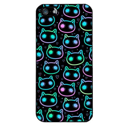 Halloween Macskak - Blue iPhone 5/5s/SE (2016) tok