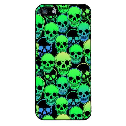 Green Skulls - Halloween iPhone 5/5s/SE (2016) tok