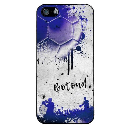 Kerd a neveddel BLUE kezilabda mintas iPhone 5/5s/SE (2016) tok