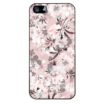 Puderpink tavaszi viragos iPhone 5/5s/SE (2016) tok