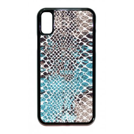 Blue Snake Kigyobor Wild Beauty Animal Fashion Csajos Allat mintas iPhone X/Xs tok