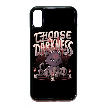 Choose darkness Antisocial Antiszocialis Meno Trendi iPhone X/Xs tok