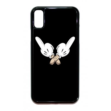 Anti social Mickey Antisocial Antiszocialis Meno Trendi iPhone X/Xs tok