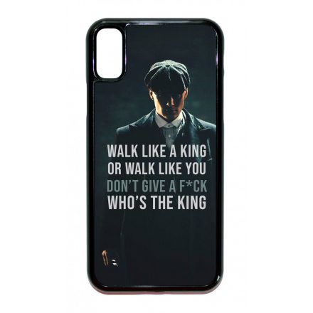 Tommy Shelby King idezet peaky blinders iPhone X/Xs tok