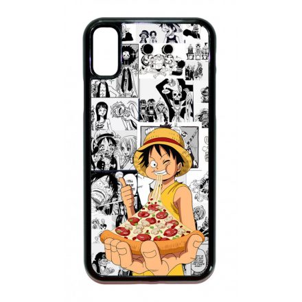 Monkey D Luffy Pizza - One Piece iPhone X/Xs tok