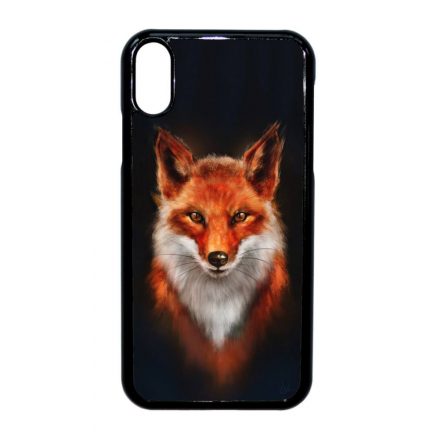 róka rókás fox iPhone Xr fekete tok