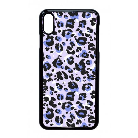 Purple Leopard Wild Beauty Csajos Allat mintas iPhone Xs Max tok