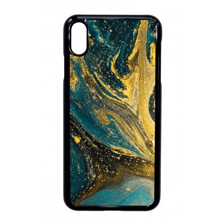 Golden Blue marvanyos marvany mintas iPhone Xs Max tok