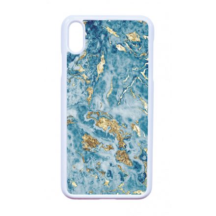 Blue Gold marvanyos marvany mintas iPhone Xs Max tok