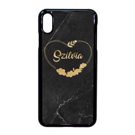 marble marvany mintas Heart szivecskes iPhone Xs Max tok