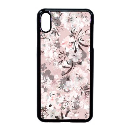 Puderpink tavaszi viragos iPhone Xs Max tok