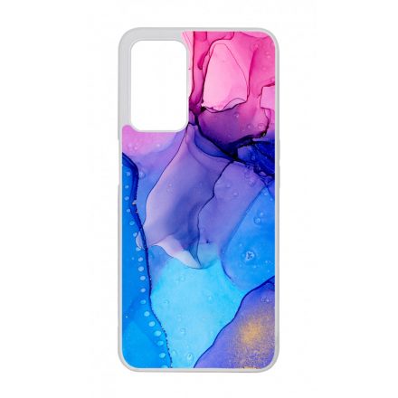 Blue Pink Gradient Ink kek rozsaszin marvanyos Oppo A16s tok