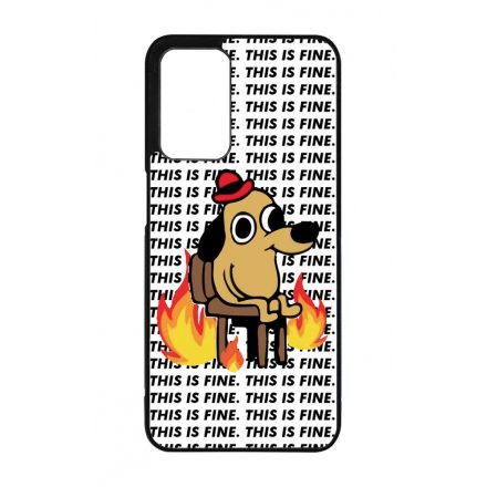 This is fine DOG kutyas meme Oppo A16s tok