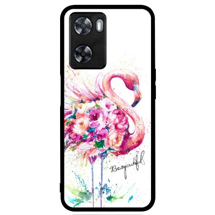 Álomszép Flamingo tropical summer nyári Oppo A57s tok