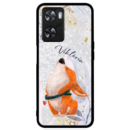 Cuki corgi kutyus - Téli mintás Oppo A57s tok