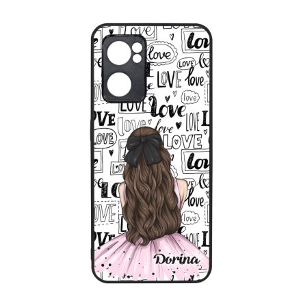 Kérd a Neveddel - LOVE Girl szerelem valentin napi Oppo Reno 7 5G tok