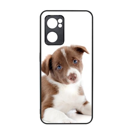 Édes Border Collie kölyök kutyus Oppo Reno 7 5G tok