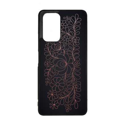 Elegáns Matyó - Rosegold magyar mintás hungarian folk Oppo Reno 7 Lite 5G tok