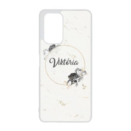 marble marvany mintas Rozsa viragos Oppo Reno 7 Lite 5G tok