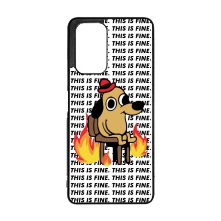 This is fine DOG kutyas meme Oppo Reno 7 Lite 5G tok