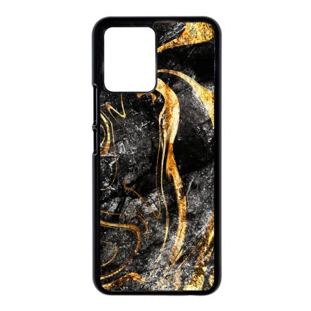 Luxury Golden Black marvanyos marvany mintas Realme 8i tok