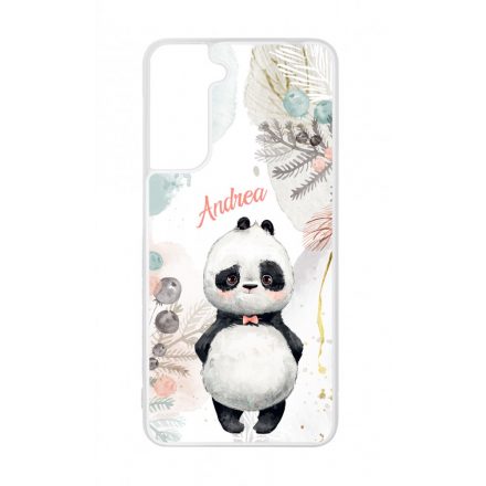 Édes kis Panda - Téli mintás Samsung Galaxy tok