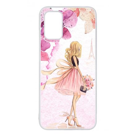 virágos fashion menyasszony párizs paris eiffel torony tavaszi Samsung Galaxy A02s tok