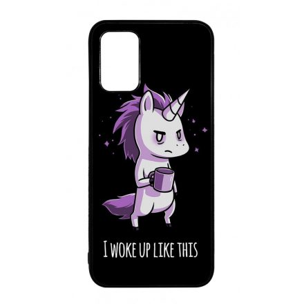 Unikornis - morcos reggel unicorn egyszarvú Samsung Galaxy A02s tok