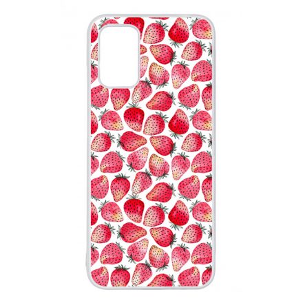 Strawberry BOOM - Eper mintás Samsung Galaxy A02s tok