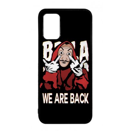 We are back - A Nagy Pénzrablás - la casa de papel Samsung Galaxy A02s tok