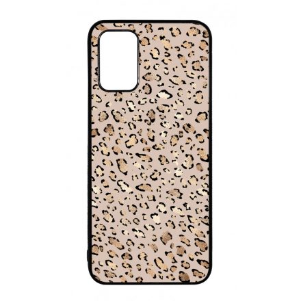 Rose Gold Leopard Wild Beauty Animal Fashion Csajos Allat mintas Samsung Galaxy A02s tok