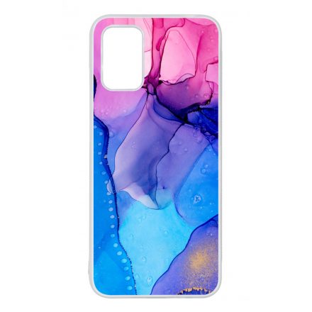 Blue Pink Gradient Ink kek rozsaszin marvanyos Samsung Galaxy A02s tok